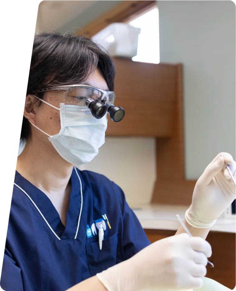 精密な歯周病治療